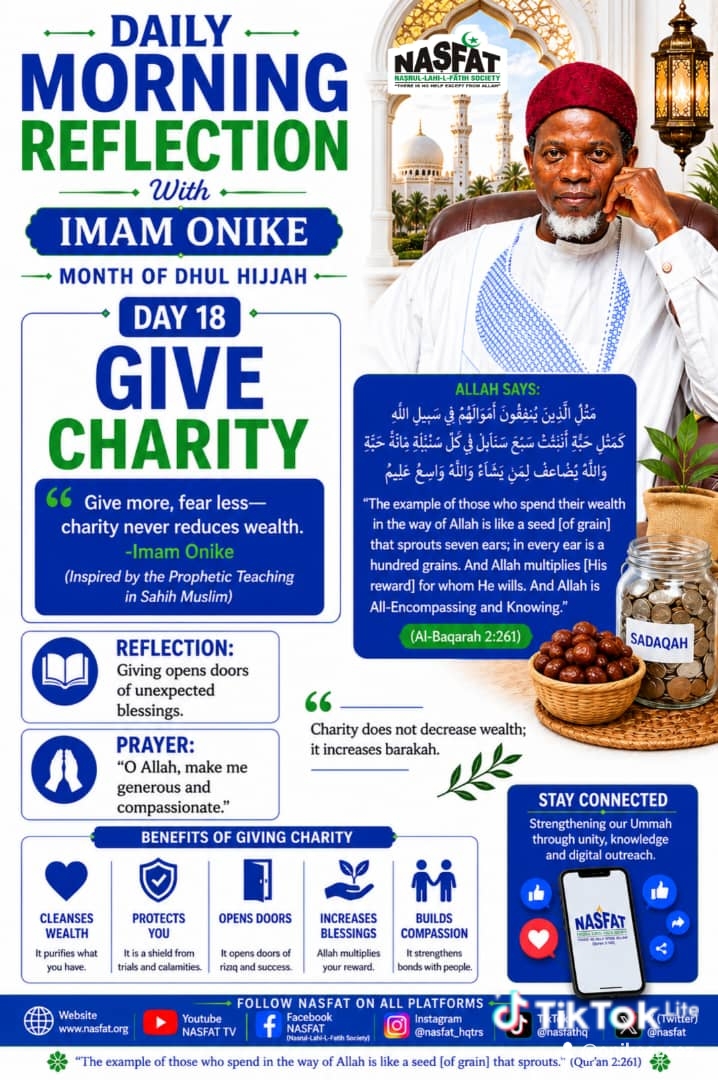 Day 18 — Give Charity