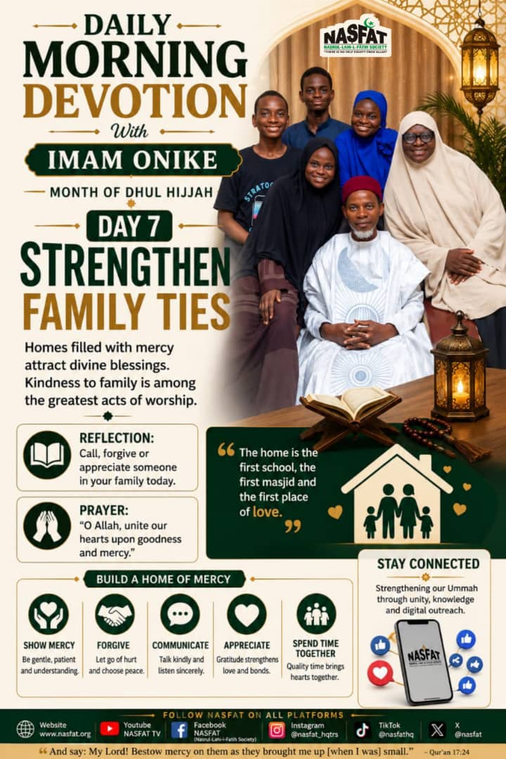 Day 7 — Strengthen Family Ties