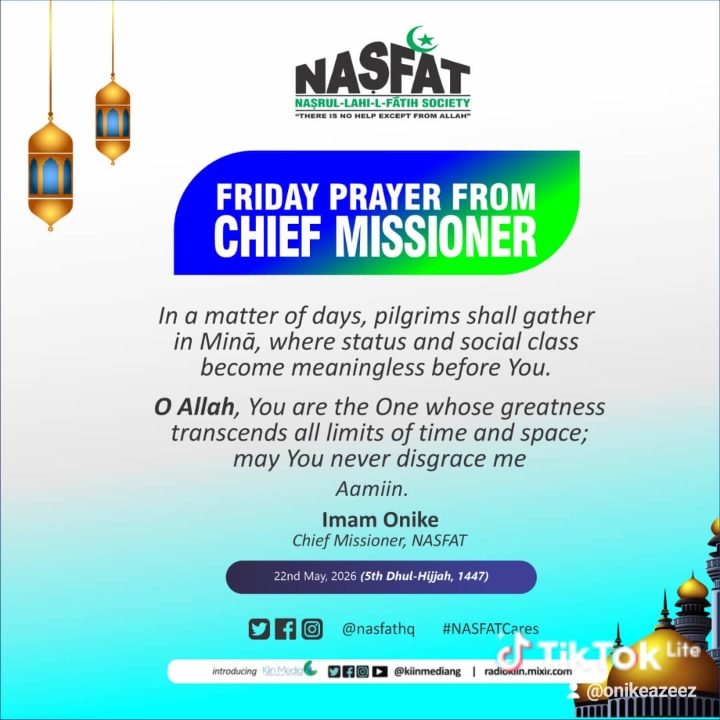 Friday Prayer from the Chief Missioner